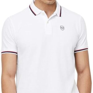 Max Men's Cotton Regular Fit Half Sleeves Solid Polo T-Shirt